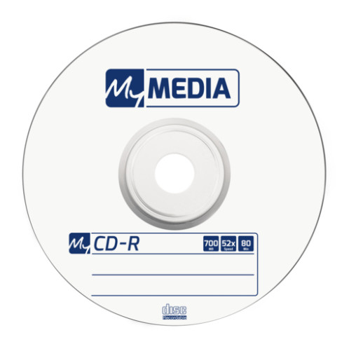 1x50 MyMedia CD-R 80 / 700MB 52x Speed Wrap 582199-05