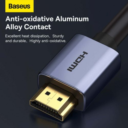 Baseus Video Cable High Definition Series HDMI 4K HDMI 4k, 2.0 4K, 60 Hz, 1m Black (WKGQ020001) DA386430-017
