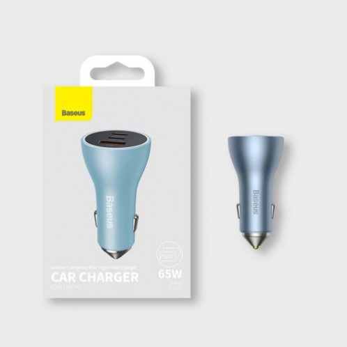 Baseus Car Charger Golden Contactor Pro C+C+U 65W Dark Gray (CGJP010013) DA106338-020