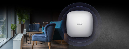 D-Link DAP-X2810 AX1800 Wi-Fi 6 Dual-Band PoE Access Point 159065-013