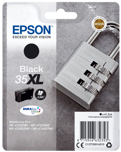 Epson noir DURABrite Ultra Ink 35 XL T 3591 285868-03