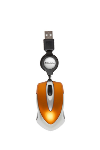 Verbatim Go mini optical Souris de voyage, orange 49023 625739-05