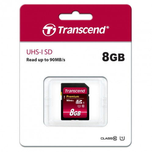 Transcend SDHC 8GB Class 10 UHS-I 400x Premium 667471-02