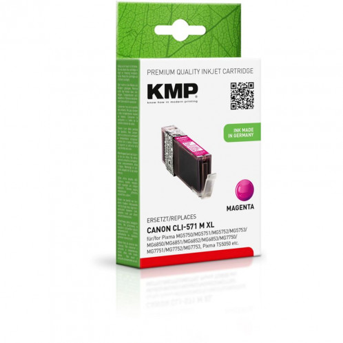 KMP C107MX magenta, compatible avec Canon CLI-571 XL M 238968-03