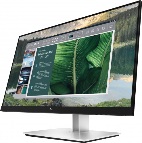 HP E24u G4 23.8 pouces IPS FHD 16:9 USB-C Monitor Black/Sil (1920x1080)/HA/TI/SW/PI/VGA/HDMI/DP/VESA XP2341738D1542-08