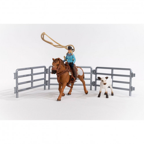 Schleich Vie à la ferme 42577 Equipe de cowboys et leur lasso 715269-015