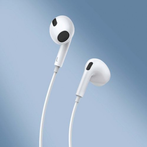 Baseus Earphone Encok H17 in-ear wired earphone with 3.5mm jack wired headphones White (NGCR020002) DA299923-016