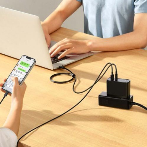 Baseus Travel Charger GaN5 Pro Quick wall charger C+U, PD3.0, QC4.0 +, AFC, 100W EU Black (CCGP090201) DA3226607-024