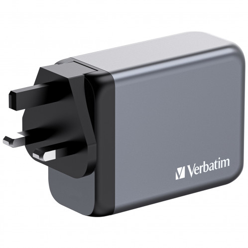 Verbatim GNC-200 GaN Charg. 200W 3xUSB-C PD, 1xUSB-A QC 3.0 32204 871810-010
