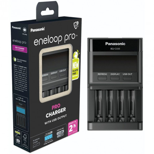 Panasonic Eneloop LCD PRO Charg. BQ-CC65 ERP sans batteries 762778-04