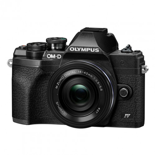 Olympus OM-D E-M10 Mark IV Kit + 14-42 Pancake Zoom noir 574380-05