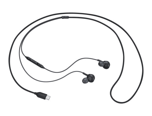 Samsung EO-IC100BBEGEU Écouteur AKG Intra Auriculaire Connecteur Type C, Noir, Télécommande (Emballage Original) 270123-018