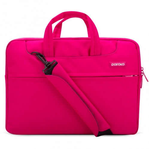 POFOKO Sac portable portable portable 12 pouces pour ordinateur portable (magenta) SP003M-00