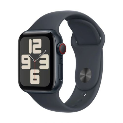 Apple Watch SE2 (2024) GPS + Cellular LTE 44mm Midnight Alu case, Midnight Sport Band M/L EU MXGM3 DP20600421-01