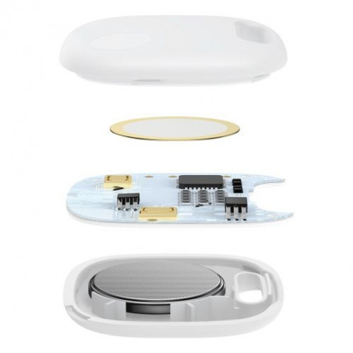 Baseus Home Intelligent T2 Pro Keychain Wireless Key and Other Object Finder BT 5.0 White (FMTP000002) DA707782-024
