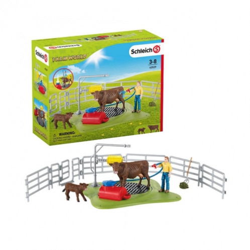 Schleich Vie à la ferme 42529 Station de lavage de vaches 627986-012