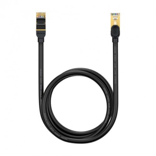 Baseus Network Cable High Speed (CAT7) of RJ45 (round cable) 10 Gbps 1.5m Black (WKJS010201) DA214286-020