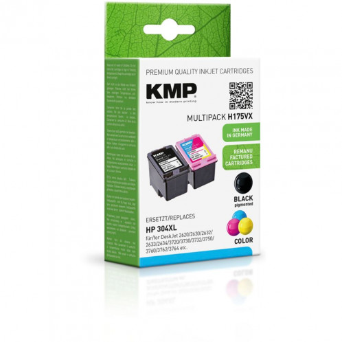 KMP H175VX pack promo BK/Color Compat. av. HP N9K08AE/N9K07AE 586329-03