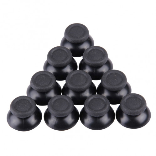 10 PCS Controller Joystick 3D Analog Cap pour PS4 (Noir) S1032B-05