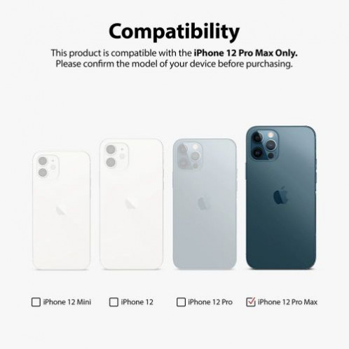 Ringke iPhone 12 Pro Max Camera Protector Glass Transparent DI367474-013