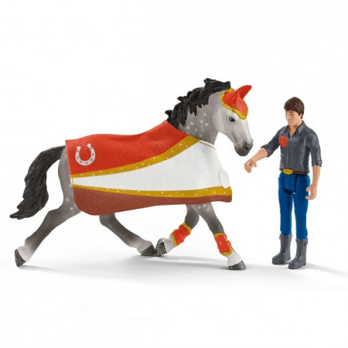 Schleich Club hippique 42443 Set d'équitation voltige de Mia 488259-015