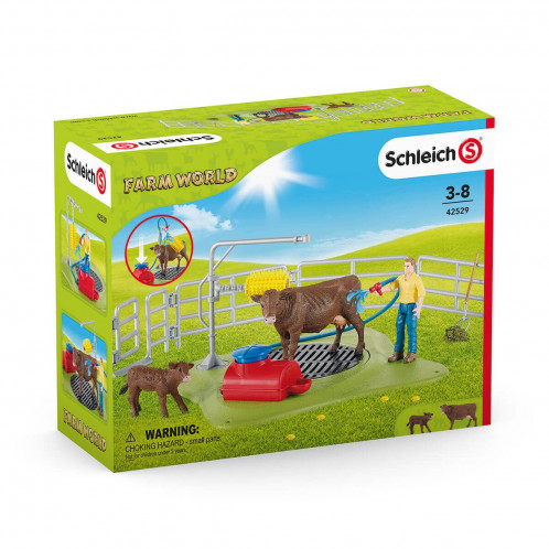Schleich Vie à la ferme 42529 Station de lavage de vaches 627986-012
