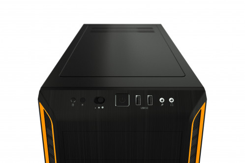 be quiet! PURE BASE 600 orange avec fenêtre, boîtier 292819-09