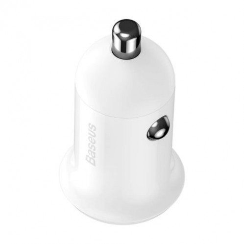 Baseus Car Charger Grain Pro Dual USB 4.8A White (CCALLP-02) DA314220-013