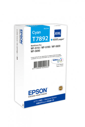 Epson DURABrite Ultra Ink XXL cyan T 7892 829906-02