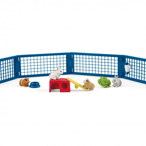 Schleich Vie à la ferme 42500 Cabane p. lapins &cochons d'Inde 488280-014