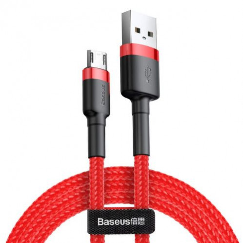 Baseus Micro USB Cafule Cable 1.5A 2m Red + Red (CAMKLF-C09) DA231790-09