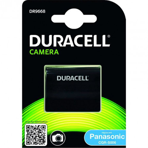 Duracell Li-Ion 750 mAh pour Panasonic CGA-S006 291055-06