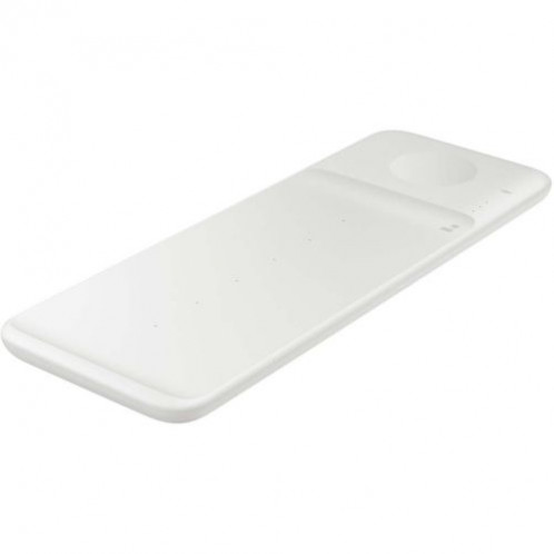 Samsung Wireless Charger Trio Pad 3-in-1, 9W EP-P6300 with Travel charger (25W) + USB cable, White (EP-P6300TWEGEU) DA3550374-03
