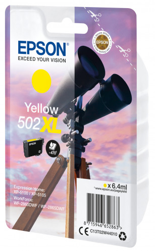 Epson jaune 502 XL T 02W4 369287-03