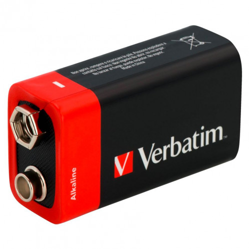 10x1 Verbatim Alkaline Batterie 9V-Block 6 LR 61 49924 497716-02