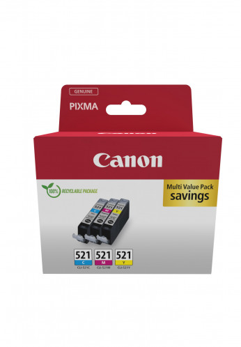 Canon CLI-521 C/M/Y Multipack 829894-03