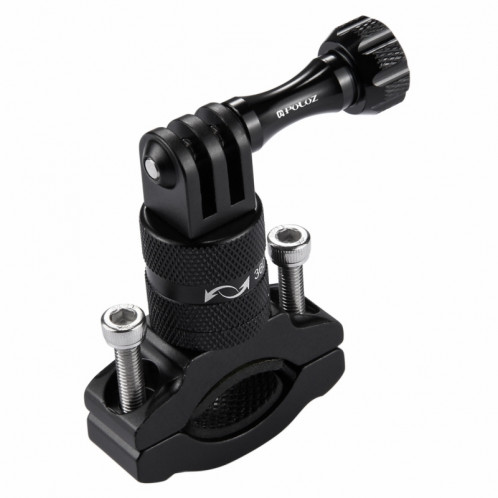 PULUZ Tour de guidage en aluminium à 360 degrés en alliage d'aluminium avec vis pour GoPro HERO5 Session / 5/4 Session / 4/3 + / 3/2/1, Xiaoyi Sport Camera (Black) SP223B4-08