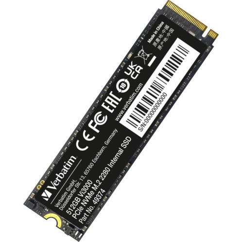 Verbatim Vi3000 M.2 SSD 512GB PCIe NVMe 49374 793102-02