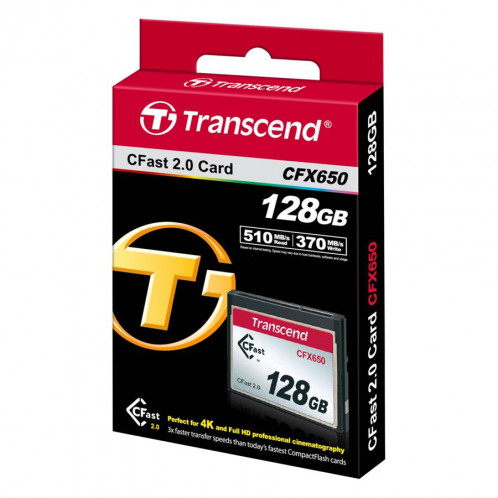 Transcend CFast 2.0 CFX650 128GB 822563-02