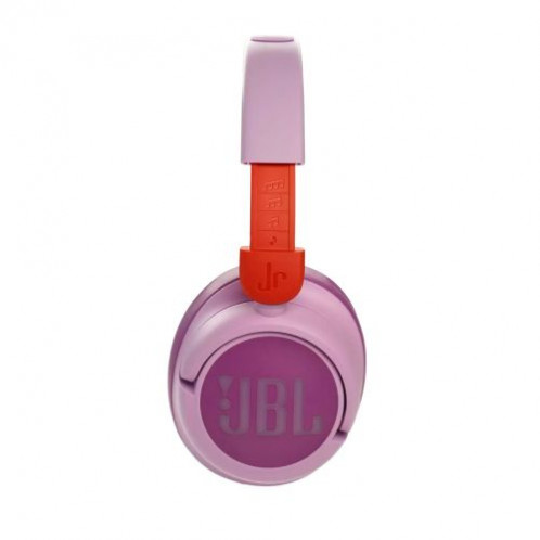 JBL JR460NC Bluetooth Wireless On-Ear Headphones for Kids with Noise Cancellation, Pink EU DB4100127-08