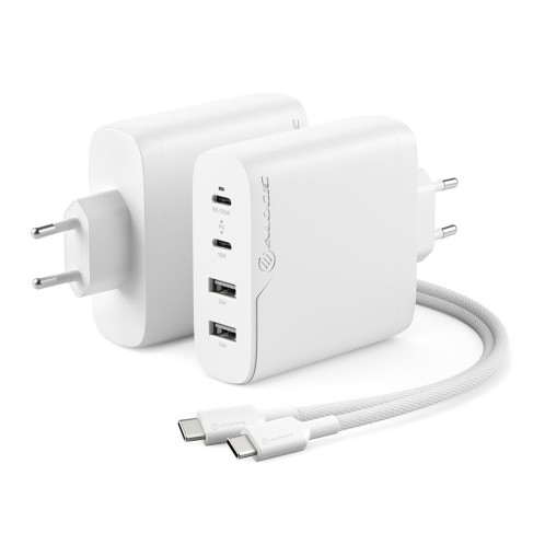 Alogic Rapid Power 100W 4-Port Fast GaN Charger +Câble 2m blanc 873252-06