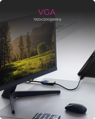 ICY BOX IB-AC502a HDMI A-Typ zu VGA adaptateur 192602-07