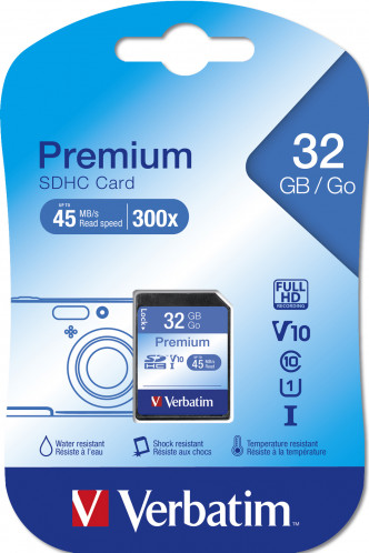 Verbatim SDHC carte 32GB Class 10 43963 753760-05