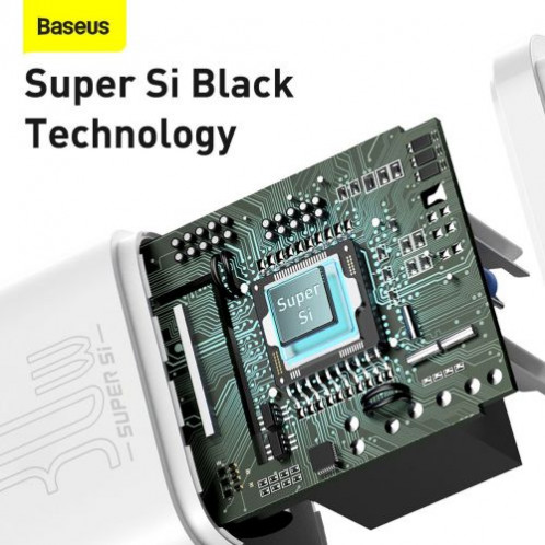Baseus Travel Charger Super Si 1C Quick Charger PD 30W EU White (CCSUP-J02) DA823520-016