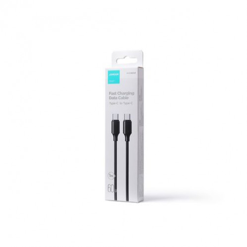 Joyroom Type-C Type-C Cable 60W, 480Mb/s, 1m, Black (S-CC60A9) DO083400-02