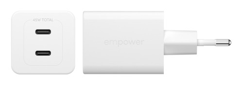 PanzerGlass empower 45W Charger 2x USB-C White 198251-05