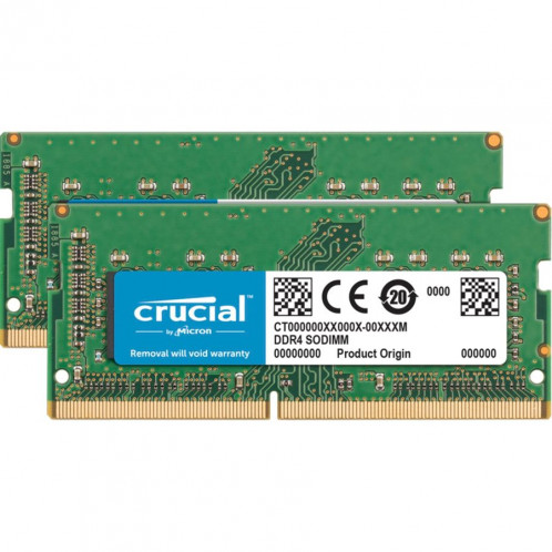 Crucial DDR4-2666 Kit Mac 64GB 2x32GB SODIMM CL19 (16Gbit) 574968-02