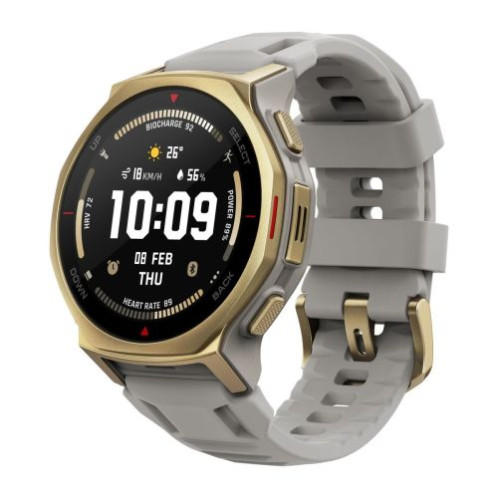 Amazfit T-Rex 3 Pro NFC, 44mm with Silicone Strap, Arctic Gold EU W2548GL2N DM25900109-01