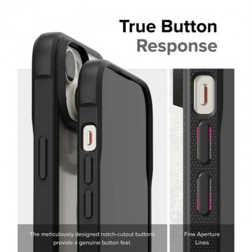 Ringke iPhone 15 Plus Case Fusion Bold Clear/ Black DI607498-013