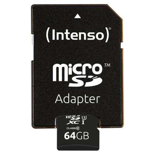 Intenso microSDXC 64GB C10 UHS-I Professionel + adapt. 478305-04